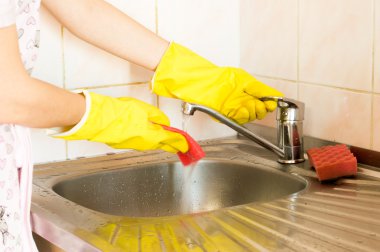 Evye temizleme işlemi 