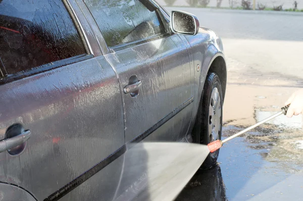 The process of washing the car — Stock Photo, Image