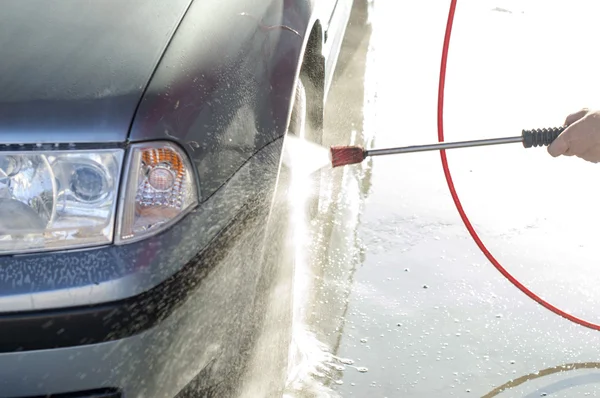 The process of washing the car — Stock Photo, Image