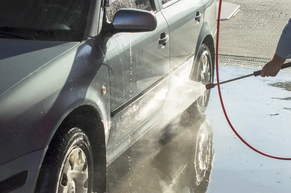 The process of washing the car — Stock Photo, Image