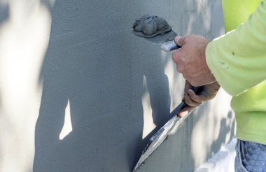 Plastik köpüğü ile macun duvarlar süreci