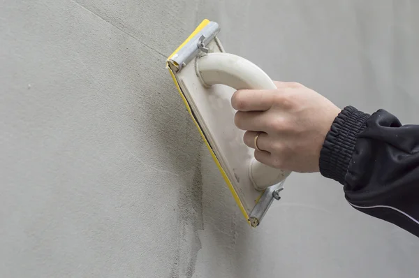 The process of mashing wall — Stock Photo, Image