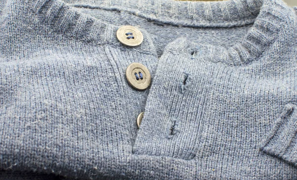 Texture - gray wool sweater — Stock Photo, Image