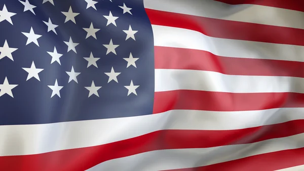 USA vlag 3d illustratie — Stockfoto