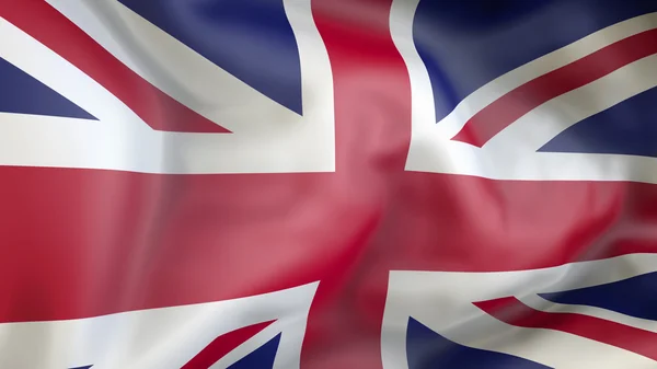 United kingdom flag 3d illustration — Stock Photo, Image