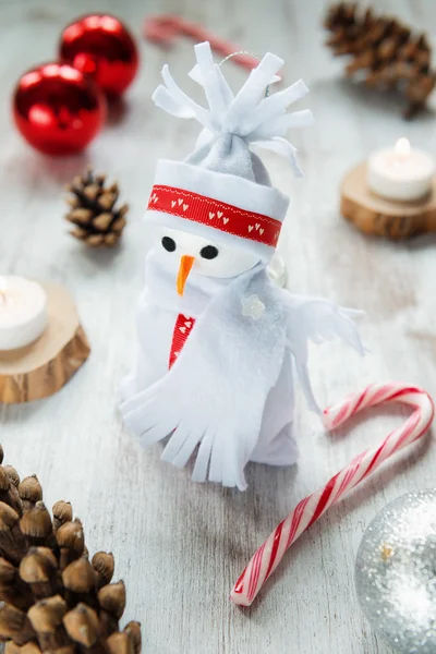 Boneco de neve para o Natal — Fotografia de Stock