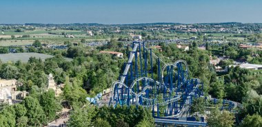 Gardaland Tema parkı İtalya Ağustos, 2013 tarihinde