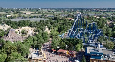 Gardaland Tema parkı İtalya Ağustos, 2013 tarihinde
