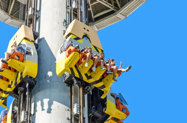 Park rozrywki Gardaland we Włoszech w sierpniu 2013 — Zdjęcie stockowe