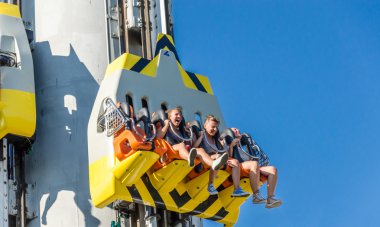 Gardaland Tema parkı İtalya Ağustos, 2013 tarihinde