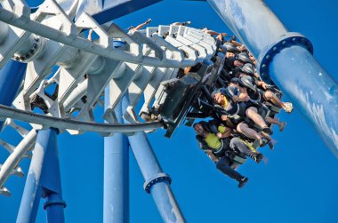 Gardaland Tema parkı İtalya Ağustos, 2013 tarihinde