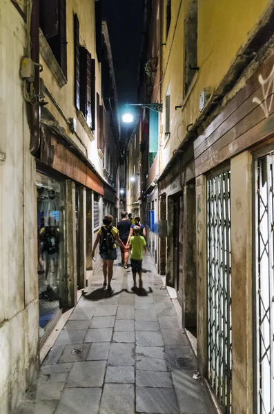 在威尼斯的晚上。意大利 — 图库照片