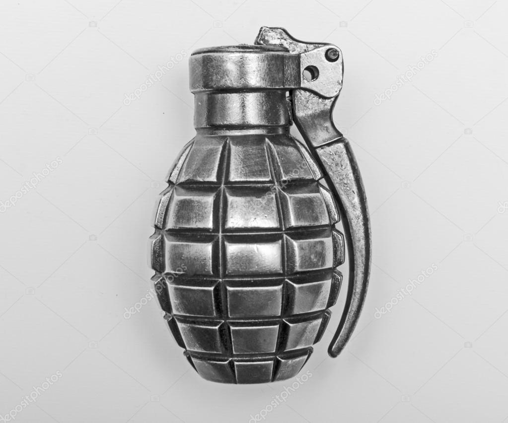 Isolated grenade - lighter