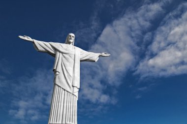 RIO DE JANEIRO, BRAZIL - 09 Mayıs 2012: Rede İsa 'nın Heykeli