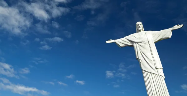 Rio De Janeiro, Brasilien - 09 maj 2012: Statyn av Kristus Frälsaren — Stockfoto