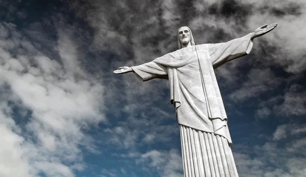 RIO DE JANEIRO, BRAZIL - MAJ 09, 2012: Staty av Kristus Rede — Stockfoto