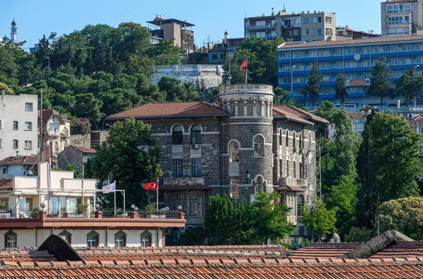 Krajobraz Miasta Izmir Wybrzeżu Morza Egejskiego Turcji — Zdjęcie stockowe