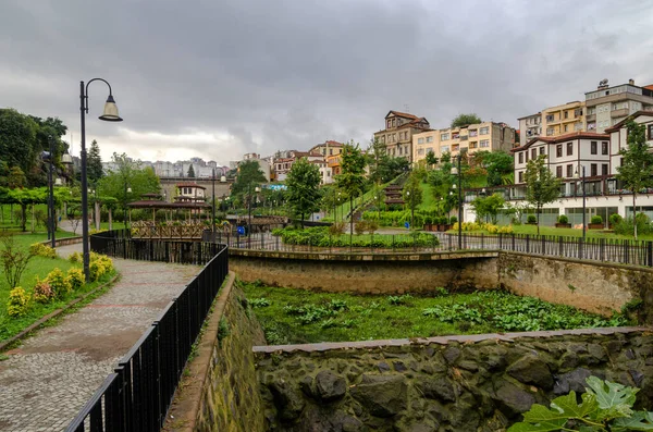 Vista Del Parque Zagnos Centro Ciudad Trabzon Turquía Trabzon Una — Foto de Stock