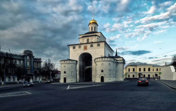 Golden Gates Vladimir Constructed 1158 1164 City Center Vladimir Russia — Stock Photo, Image