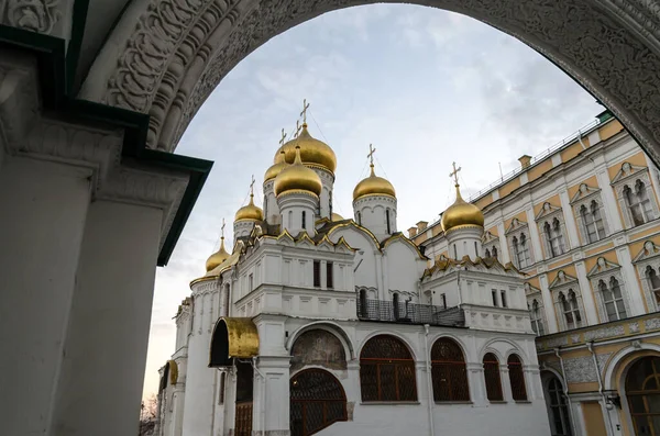 Moscow Russia November 2014 Moscow Kremlin Tourists Visiting Kremlin Sobornaya — Stock Photo, Image