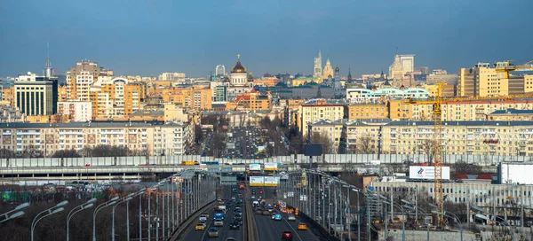 Russland Moskau Februar 2020 Schöner Blick Auf Die Moskauer Quelle — Stockfoto