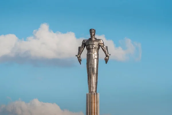 モスクワ ロシア 2020年2月21日 ガガーリン ユーリ記念碑 宇宙で最初の人間 — ストック写真