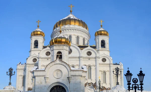 Kathedraal Van Christus Verlosser Moskou Rusland — Stockfoto