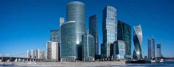 Moscou Russie Février 2021 Ville Moscou Lors Journée Ensoleillée Hiver — Photo