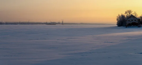 Paisagem Inverno Área Câmara Imobiliária Stroganovs Usolye Território Perm Rússia — Fotografia de Stock