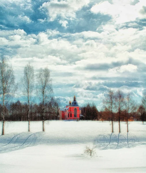 Chiesa San Giorgio Nel Quartiere Semkhoz Sergiev Posad Regione Mosca — Foto Stock