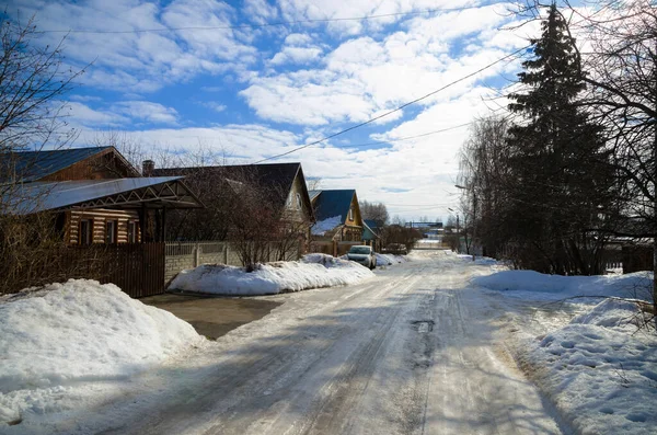 Suzdal Russia Marzo 2015 Giornata Invernale Nella Città Russa Suzdal — Foto Stock