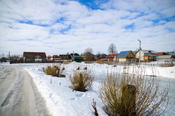 Suzdal Russia Marzo 2015 Giornata Invernale Nella Città Russa Suzdal — Foto Stock