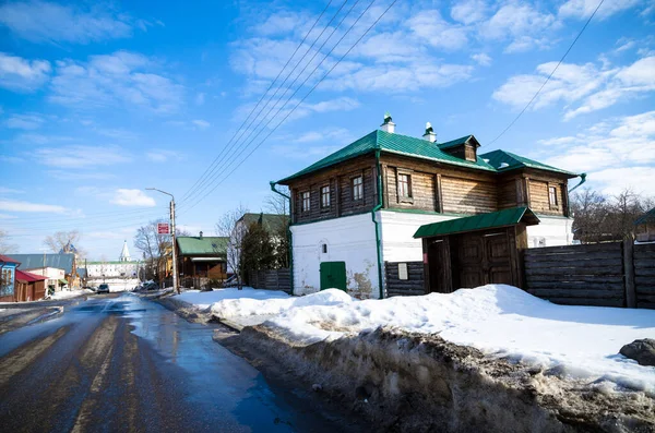 Suzdal Russia Marzo 2015 Giornata Invernale Nella Città Russa Suzdal — Foto Stock