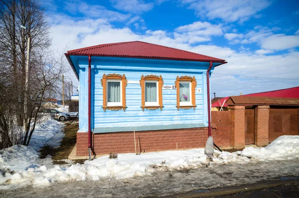 Suzdal Ryssland Mars 2015 Vinterdag Den Ryska Staden Suzdal Mest — Stockfoto