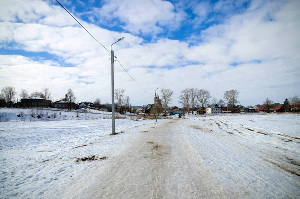 Suzdal Russland März 2015 Wintertag Der Russischen Stadt Susdal Eine — Stockfoto