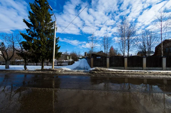 Suzdal Rusia Marzo 2015 Día Invierno Ciudad Rusa Suzdal Uno — Foto de Stock