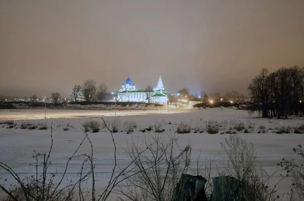 Suzdal Russia Marzo 2015 Giornata Invernale Nella Città Russa Suzdal — Foto Stock