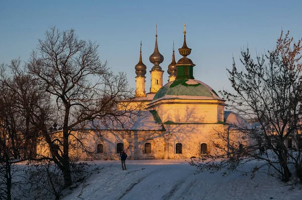 Suzdal Rusia Enero 2008 Día Invierno Ciudad Rusa Suzdal Uno —  Fotos de Stock