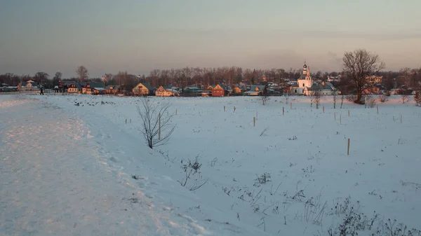 Suzdal Russia Gennaio 2008 Giornata Invernale Nella Città Russa Suzdal — Foto Stock