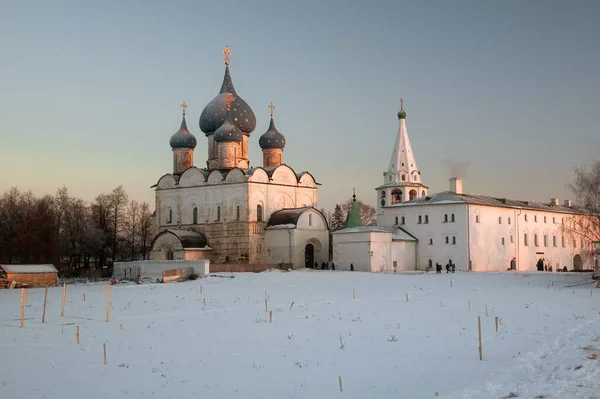 Suzdal Rusia Enero 2008 Día Invierno Ciudad Rusa Suzdal Uno —  Fotos de Stock