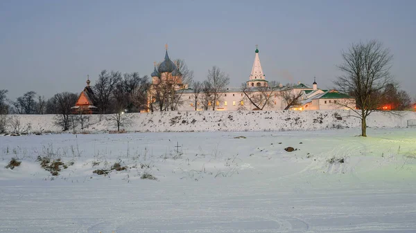 Suzdal Russia January 2008 Winter Day Russian City Suzdal One — Stock Photo, Image