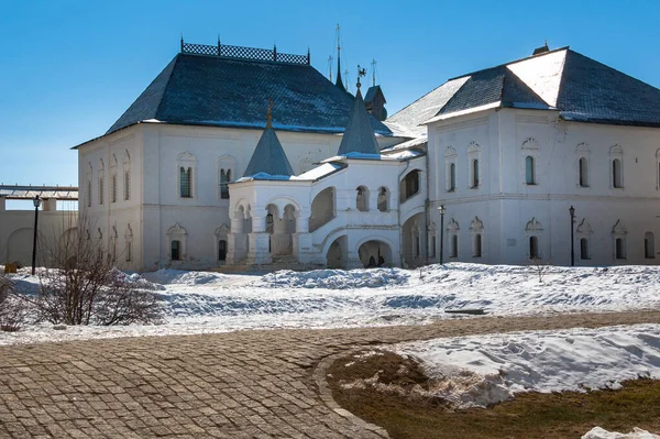 Rostov Het Grote Kremlin Zonnige Winterdag Gouden Ring Van Rusland — Stockfoto