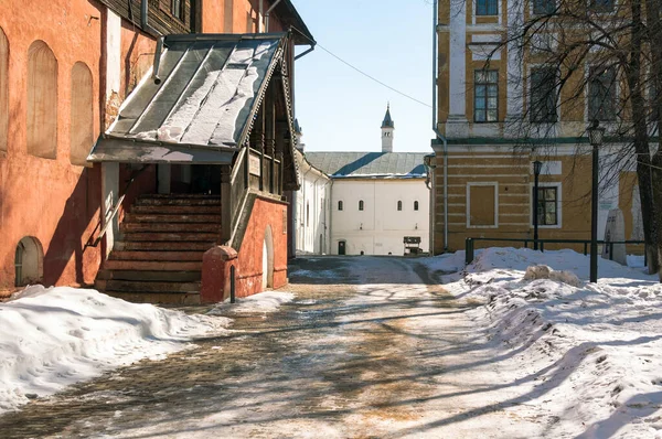 Rostov Gran Kremlin Invierno Día Soleado Anillo Oro Rusia —  Fotos de Stock