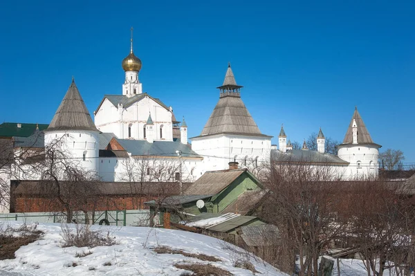 Rostov Het Grote Kremlin Zonnige Winterdag Gouden Ring Van Rusland — Stockfoto