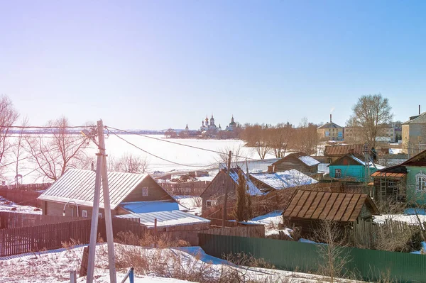 Rostow Der Große Kreml Einem Sonnigen Wintertag Goldener Ring Russlands — Stockfoto