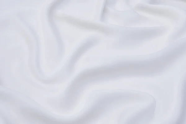 Abstract Soft Focus Wave White Fabric Background White Texture Detail — Stock Photo, Image