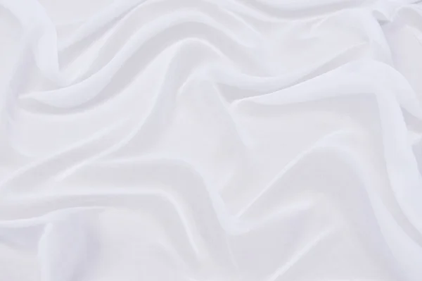 Αφηρημένο Και Απαλό Κύμα Εστίασης Από Φόντο Λευκού Υφάσματος Λευκή — Φωτογραφία Αρχείου