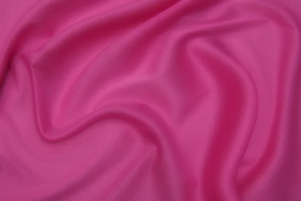 Textura Close Tecido Vermelho Rosa Natural Pano Mesma Cor Textura — Fotografia de Stock