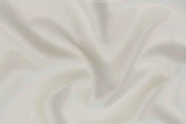 牛奶色的棉或丝绸面料的艺术布局 — 图库照片