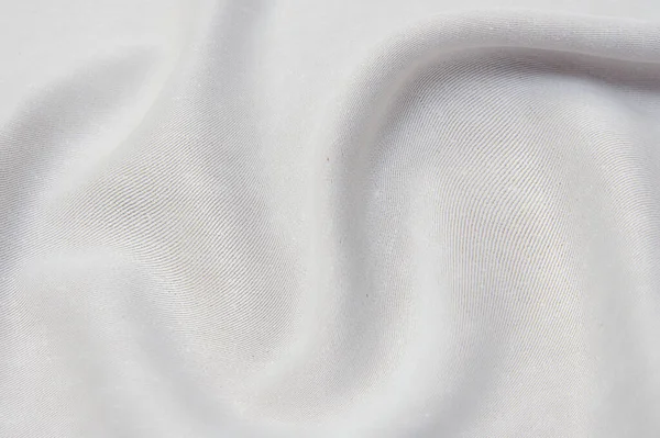 Kunstvolles Layout Aus Milchfarbener Baumwolle Oder Seide Textur Hintergrund Vorlage — Stockfoto